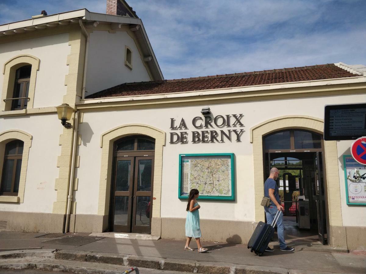 Le Parisien T1Antony-Berny By Beds4Wanderlust - 35M2 Avec Balcon - Aeroport Orly 5Miles - Train Station Rer B Orlyval 1Mile Apartment Exterior photo